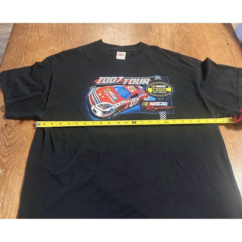 NASCAR Nextel‎ Cup Series Racing 2007 Tour Dates Tee T Shirt Double Sided XL